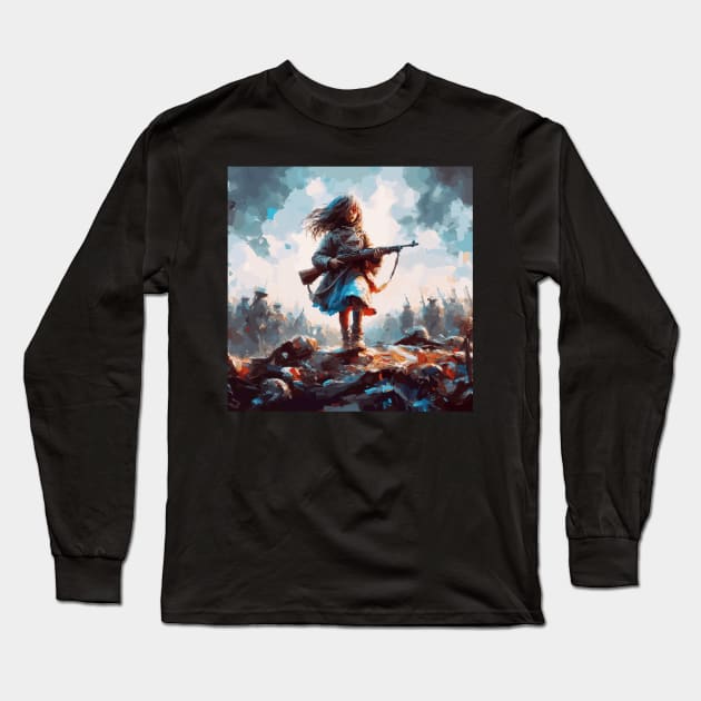 Stop war Long Sleeve T-Shirt by TomFrontierArt